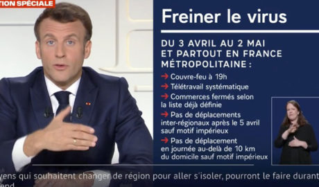 3度目のフランス全土のロックダウン